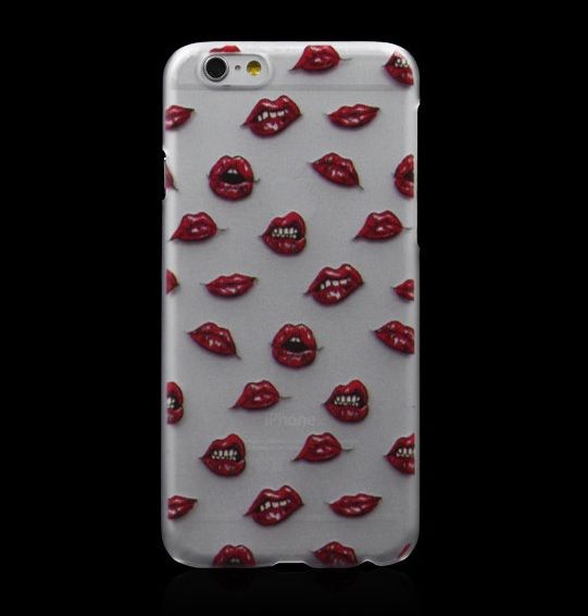 Case Iphone 6 Transparente Bocas